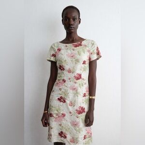 Laura Ashley 100% Linen Dress